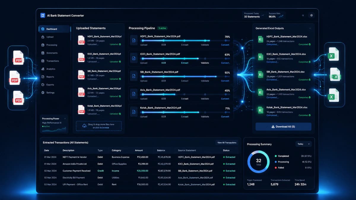 Fraud detection and risk analysis using bank statement data